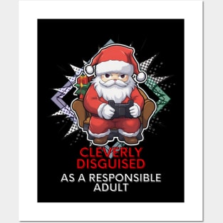 Santa Claus - Funny - Christmas Humor - Saying Posters and Art